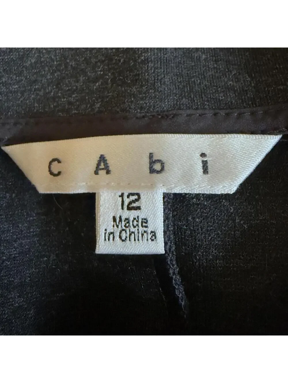 CAbi Wrap Mini Skirt 12 Charcoal Gray Faux Wrap work career party
